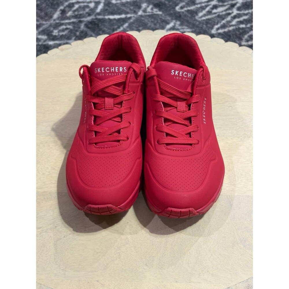Skechers Street Uno - Stand On Air Red Fashion Sneakers 73690W Size 8.5 EUR 38.5